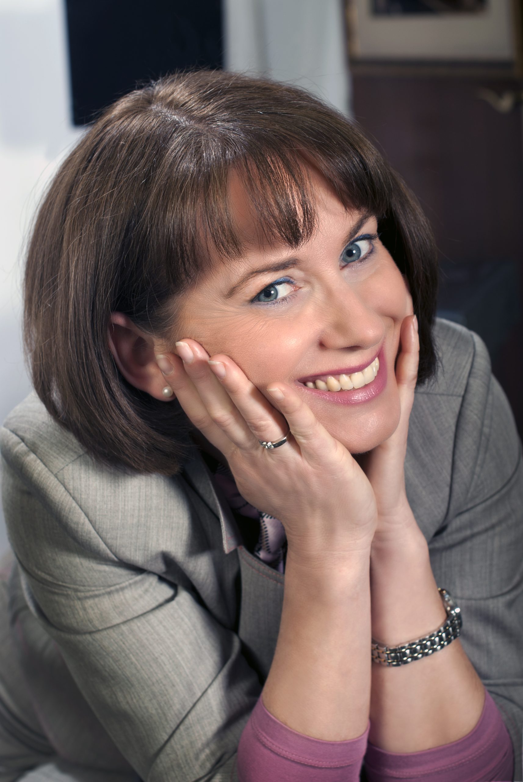 Mojca Hergouth Koletič - happy